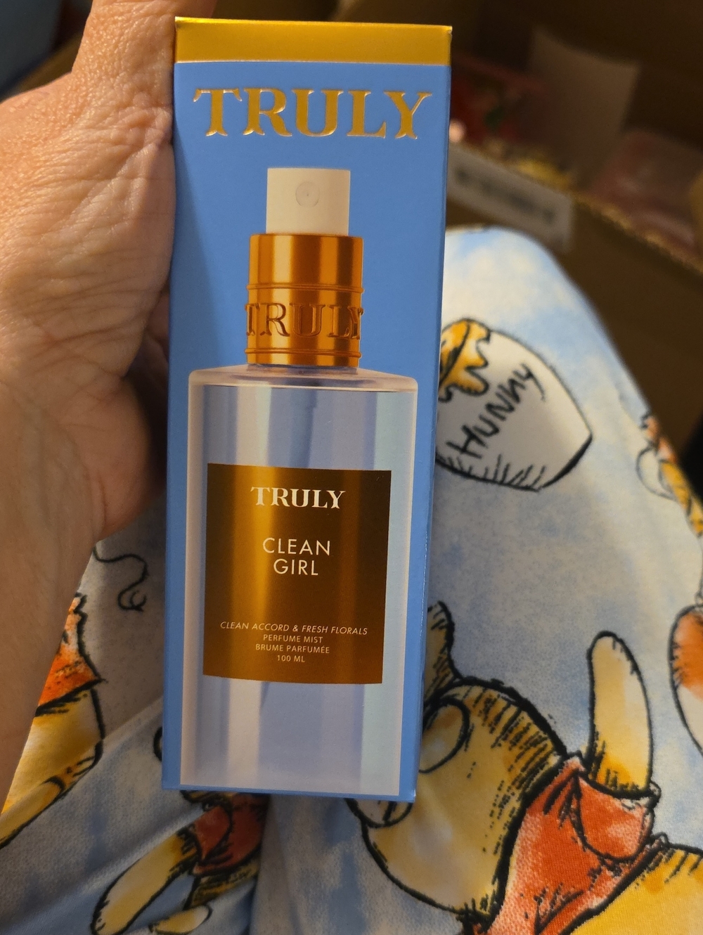 TRULY Clean Girl Perfume Mist - Blue & Gold Packaging